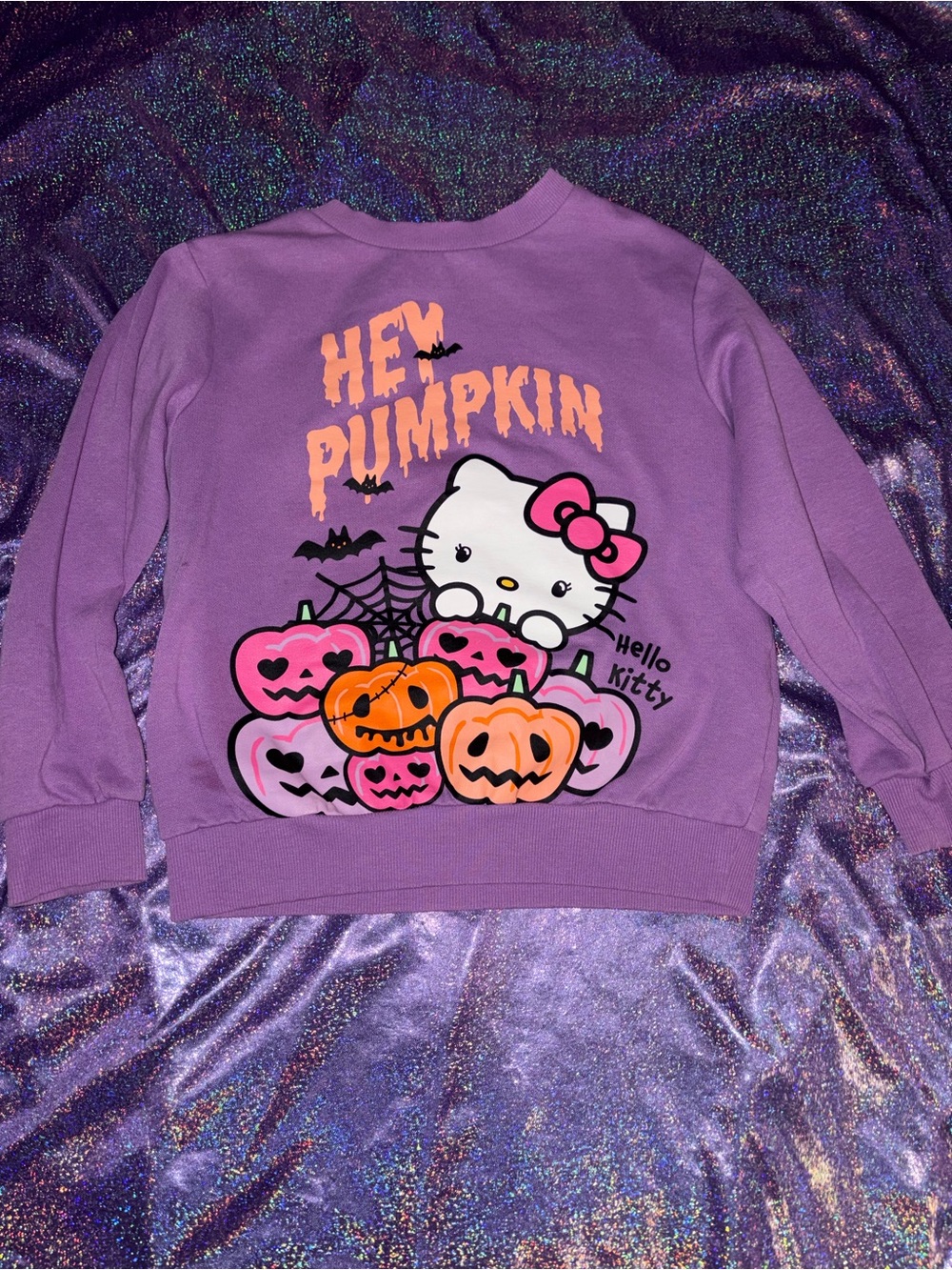 Hello Kitty Halloween "Hey Pumpkin" Sweatshirt